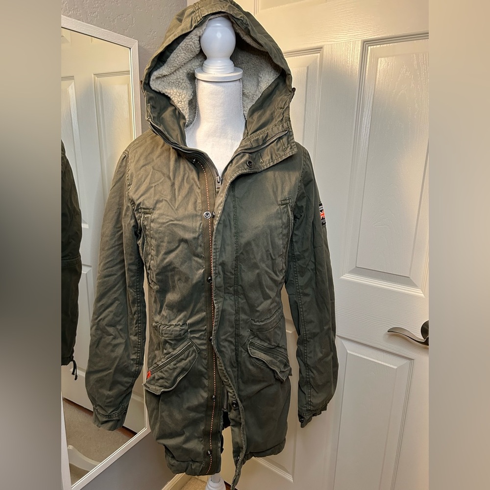 Womens Superdry Rookie Edition Military Style Jacket XS
